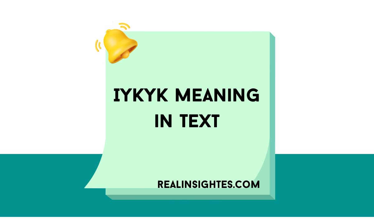IYKYK Meaning in Text