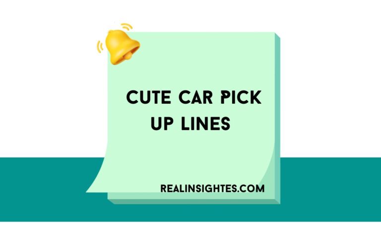 _Cute Car Pick Up Lines