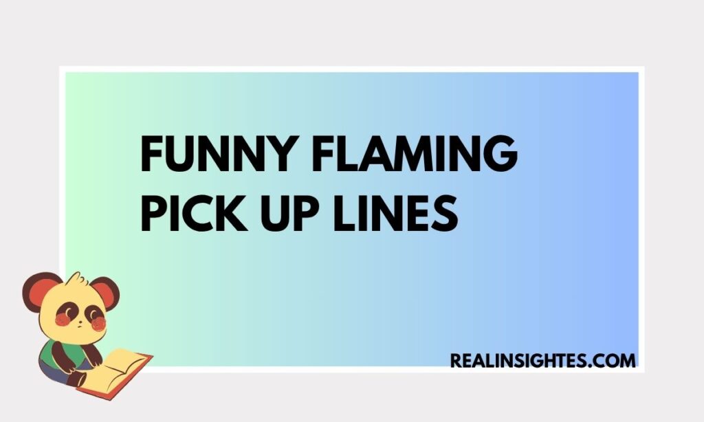 Funny Flaming Pick Up Lines