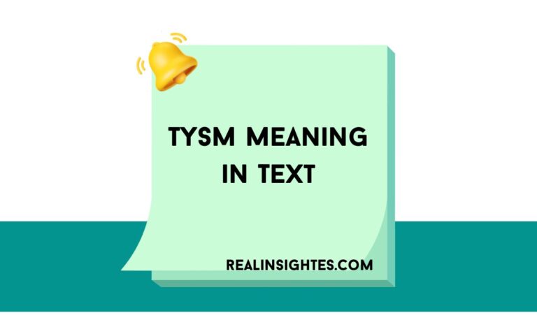 TYSM Meaning in Text (1)