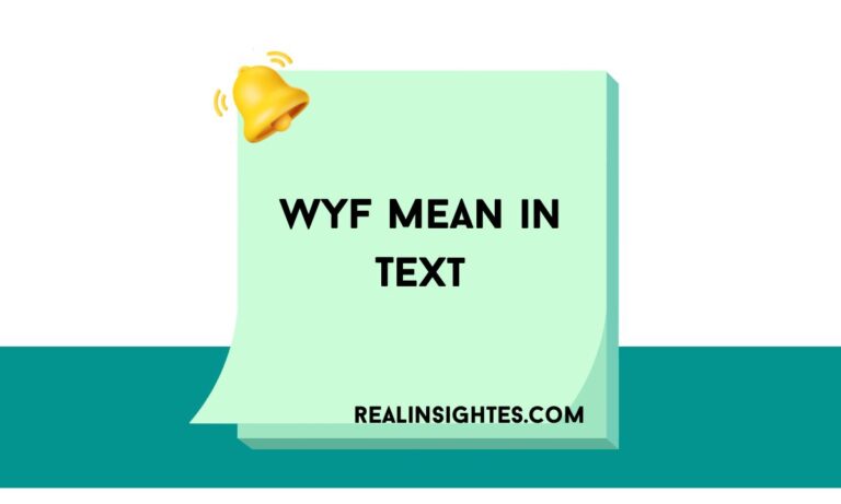 WYF Mean in Text