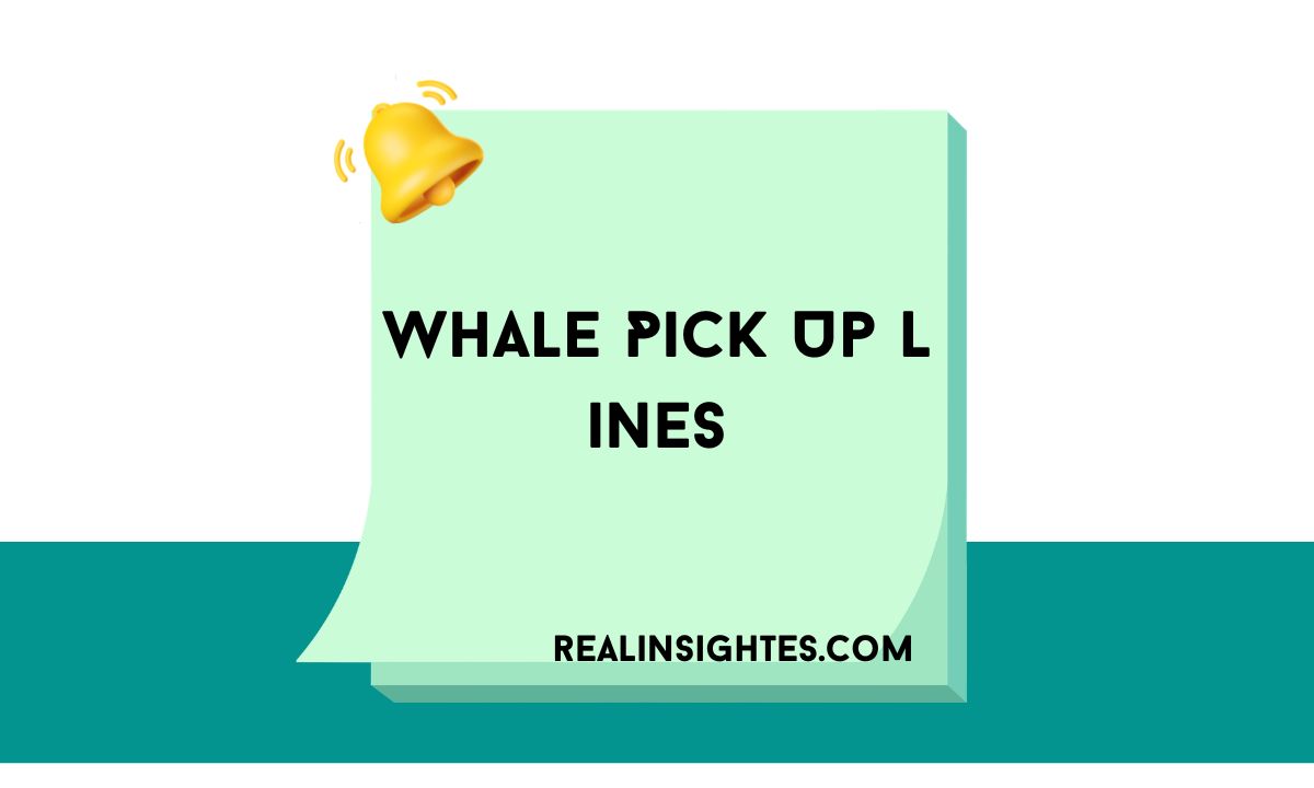 Whale Pick Up Lines