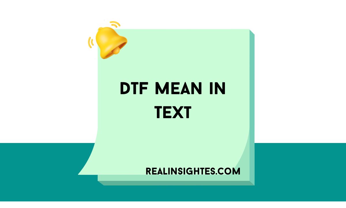 DTF Mean in Text
