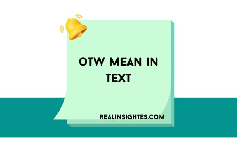 oTW Mean in Text